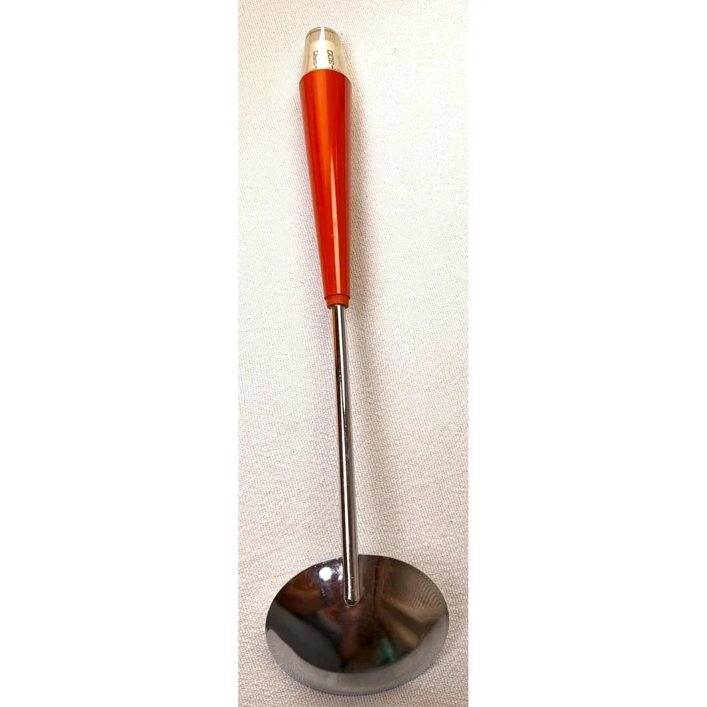 Gaydell Thermo Spoon MCM Orange NEW NOS 1965 Luigi Di Benedetto Model 305